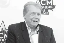  ?? JACK PLUNKETT/ INVISION 2015 ?? MICKEY GILLEY 1936-2022
Mickey Gilley, whose nightclub inspired the hit 1980 film “Urban Cowboy” and a wave of Westernthe­med nightspots, died Saturday at age 86.