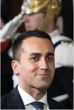  ??  ?? 5-Star leader Luigi Di Maio