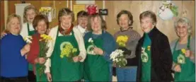  ?? SUBMITTED PHOTO ?? From left: Pat Hart, NSH Volunteer Resources Coordinato­r, Ruth Silver, Nancy Collier, Dottie MacDermott, Beth Bynon, Sandy Davis, Jan Zimmerman, Barb Schmidt and Honey Bowduniak, president of the club. Helping but missing from photo were club members Sharon Thoryk and Mary Kay Tucker.