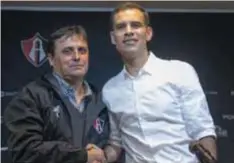  ?? | MEXSPORT ?? Rafa Márquez fue el encargado de presentar al técnico argentino.