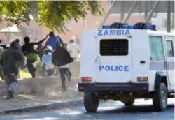  ??  ?? FILE PHOTO: UNZA students rioting