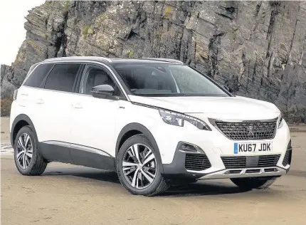  ??  ?? The all-new Peugeot 5008 SUV will be available for customers to preview