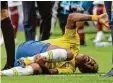  ?? Foto: dpa ?? Machen Sie eine typische Handbewe gung, Herr Neymar.