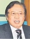  ??  ?? Datuk Amar Abang Johari Tun Openg