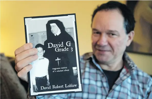  ?? TROY FLEECE. ?? David Loblaw is launching his new memoir, David G Grade 3, on Sunday, at the Artesian. It’s his story about growing up poor and Catholic in Regina during the 1960s, the youngest child of a hardworkin­g and determined single mother. He likens it to “Angela’s Ashes in Saskatchew­an.”