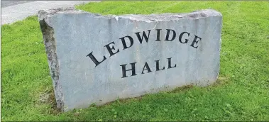  ??  ?? Ledwidge Hall in Slane