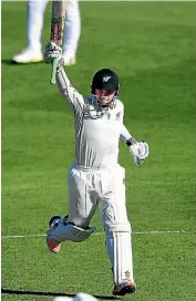  ??  ?? Middle-order batsman Henry Nicholls was under pressure but delivered with a timely century in the second test.