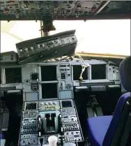  ?? SCREENSHOT OF CCTV VIDEO ?? The Airbus A319 aircraft’s flight controls were damaged in Monday’s incident.