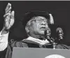  ?? Carolyn Kaster / Associated Press ?? Rep. Jim Clyburn spoke and received his diploma 60 years after graduating from South Carolina State University.