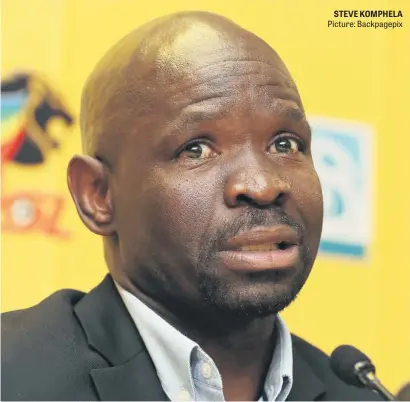  ?? Picture: Backpagepi­x ?? STEVE KOMPHELA