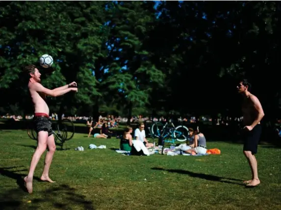  ??  ?? Green spaces have been oases during lockdown (AFP)