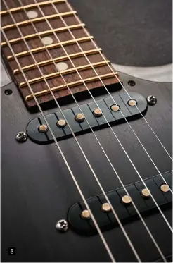  ??  ?? 5. These Seymour Duncan single coils are custom wound to Knaggs’ spec using the Texas Hot as the starting point 5