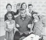  ?? TYLER GOLDEN NETFLIX ?? Russell Peters and kids on the set of Netflix’s new series “A Little Help With Carol Burnett,” in which kids give advice to celebrity guests.