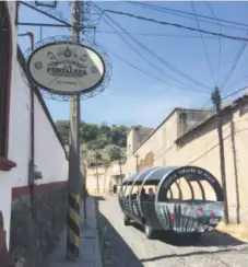  ??  ?? A cask truck provides transporta­tion for the distillery tour in Tequila, Mexico. Photos by Kim Fuller, Special to The Denver Post