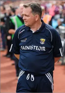  ??  ?? The news that Davy Fitzgerald will remain in the hotseat in Wexford was widely welcomed.