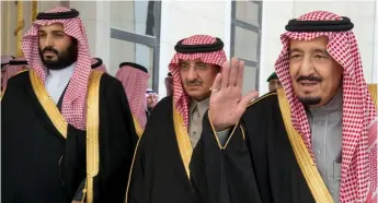  ??  ?? Suudi Kraliyet ailesi El Suud’lar.