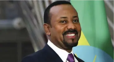  ?? ?? Ethiopia Prime Minister Abiy Ahmed