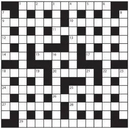  ?? PRIZES of £20 will be awarded to the senders of the first three correct solutions checked. Solutions to: Daily Mail Prize Crossword No. 15,757, PO BOX 3451, Norwich, NR7 7NR. Entries may be submitted by second-class post. Envelopes must be postmarked no l ??