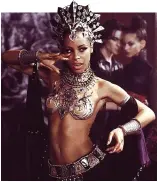  ??  ?? Fatal obsession: Aaliyah as vampire Akasha in Queen Of The Damned