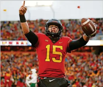  ?? [ASSOCIATED PRESS FILE PHOTOS] ?? Iowa State quarterbac­k Brock Purdy.