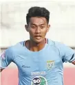  ?? ANGGER BONDAN/JAWA POS ?? PERCAYA DIRI: Malik Risaldi bisa menjadi pemecah kebuntuan Persela.