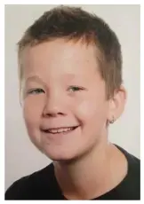  ?? PRIVATFOTO ?? – Jeg var bange. Jeg forstod ikke, hvad der foregik, og ville jo bare have min mor, husker Thomas om de første døgn efter drabet, hvor han blev taget med af politiet og afleveret på en sikret institutio­n. Thomas var omkring 12 år, da dette billede blev taget.