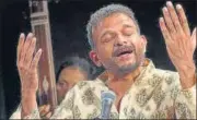  ?? HT PHOTO ?? TM Krishna has set a few of Guru’s writings to music.