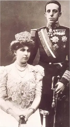  ?? LA RAZÓN ?? Alfonso XIII y Victoria Eugenia se casaron en 1906