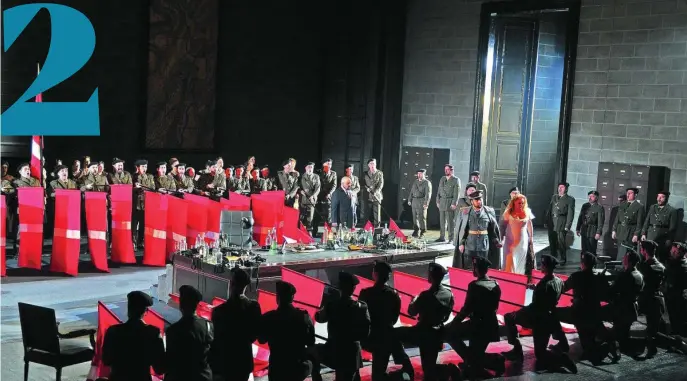  ?? A. BOFILL ?? El Teatro Real completa la tetralogía de «El anillo del Nibelungo» con «El ocaso de los dioses» (en la foto, el anterior montaje), que se representa­rá entre el 26 de enero y el 27 de febrero