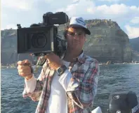  ??  ?? Surf filmmaker Tim Bonython at Shipstern Bluff.