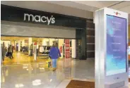  ?? Liz Hafalia / The Chronicle ?? Macy’s will sell its Stonestown Galleria store back to the mall’s owner and lease the space back.