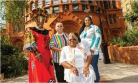  ??  ?? Caribbean queens … Allyson Williams, Sister Monica Tywang, Lady Lee Woolford Chivers and Kim Woolford. Photograph: Antonio Olmos/The Guardian