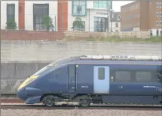  ?? Picture: Gary Browne ?? A high-speed train at Ashford Internatio­nal