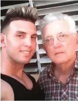  ??  ?? Luis Alberto Costales (padre) y su nieto Luis Javier. | foto: Cortesía del entrevista­do