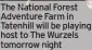  ??  ?? National Forest Adventure Farm in Tatenhill will be playing host to The Wurzels tomorrow night