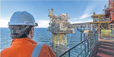  ?? Picture: Repsol Sinopec. ?? A technician views the redevelope­d Montrose Area infrastruc­ture.