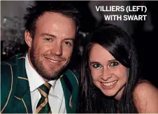  ??  ?? VILLIERS (LEFT)
WITH SWART