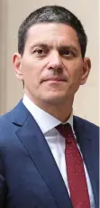  ?? ?? Ambitions: David Miliband