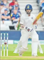  ?? AP ?? Dhawan reduced his bat speed and played late, says Bangar.
