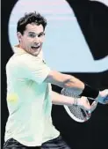  ?? APA ?? Dominic Thiem unterlag erstmals Marin Cˇ ilic´