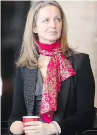  ?? SUN/POSTMEDIA NETWORK ?? Lawyer Maria Mitousis, who represente­d Guido Amsel’s wife in divorce proceeding­s, was injured in a bomb blast.