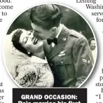  ?? ?? GRAND OCCASION: Reis marries his first
wife Mary in 1953