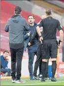  ?? FOTO: EFE ?? Klopp y Lampard en Anfield