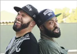  ?? Kirk McKoy Los Angeles Times ?? THE KID MERO, left, and Desus Nice’s recently ended “Desus & Mero” on Showtime added much-needed Latino and Black perspectiv­es to late-night TV.
