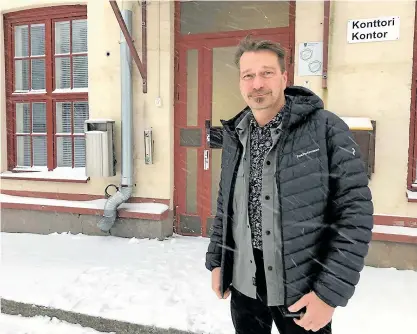  ?? FOTO: MIA BERG-LUNDQVIST ?? Jag har fått ett väldigt bra bemötande av kollegorna på tekniska verket och på stadshuset, säger Jukka Horttanain­en om sin första tid på Kexen.