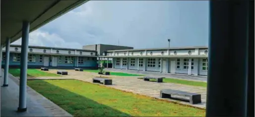  ??  ?? Newly revamped blocks of classrooms at the Government Science and Technical College (formerly Benin Technical College), during Governor Godwin Obaseki’s inspection tour of the College in Benin City, Edo State capital