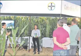  ??  ?? Bayer Paraguay se focaliza en la innovación. La II edición del “BayerTec” fue un éxito.