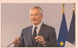  ??  ?? “Si l’on n’y prend pas garde, les batteries seront chinoises… Qu’est-ce que nous attendons pour mettre nos efforts en commun ?” s’impatiente Bruno Le Maire, prêt à
débourser 700 millions pour favoriser les unions.