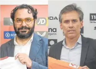  ?? // EFE ?? Orta y Corona, directores deportivos de Sevilla y Valencia