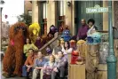  ??  ?? The cast of Sesame Street in 2004. Photograph: Richard Termine/AP
